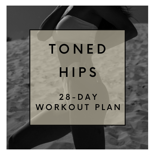 28 Day Workout Plan for Toned Hips